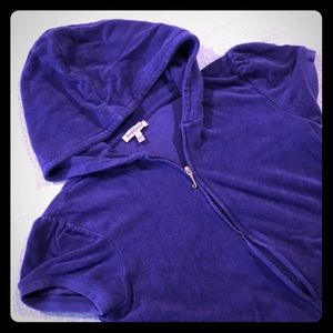Juicy Couture Terrycloth Hoodie & Shorts Set